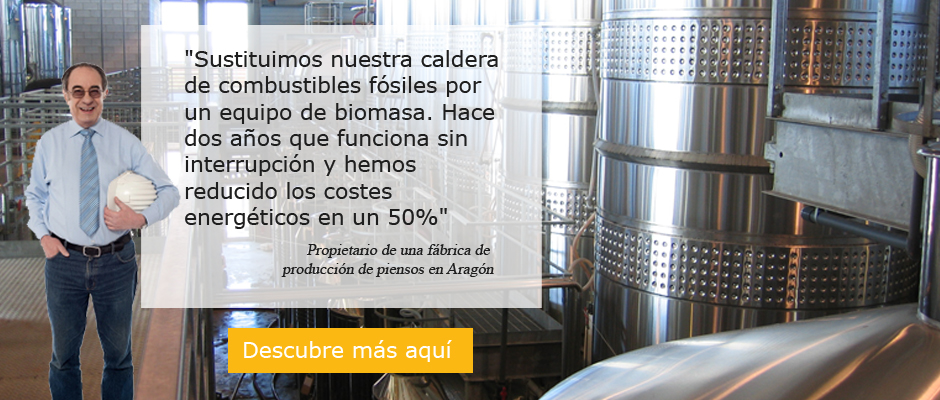 Calderas de biomasa industriales